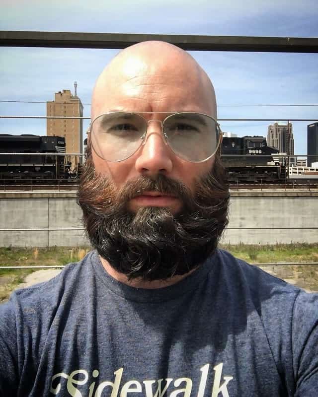 bald men with beards 