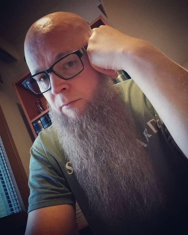 bald with amish beard