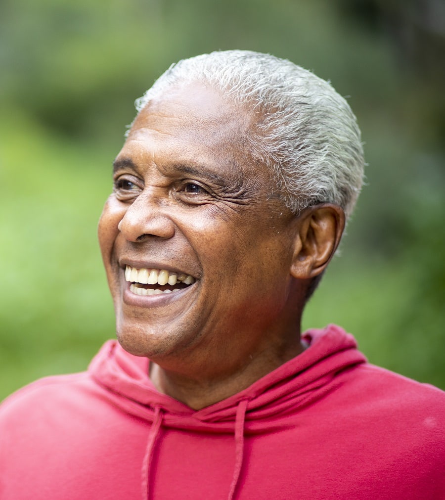 Balding hairstyle for black men over 60