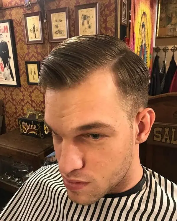 ivy league haircut for balding long hair