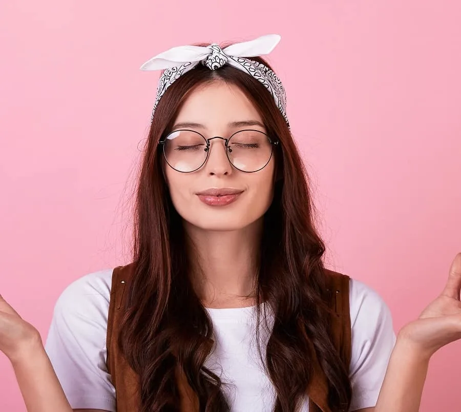 bandana hairstyle for long hair