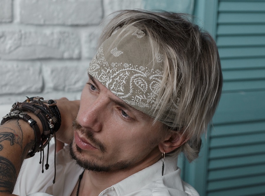 bandana hairstyle for men with thin hair