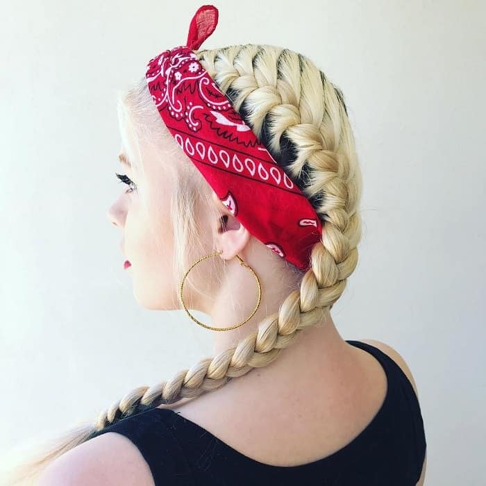 45 Best Bandana Hairstyles For Short And Long Hair 2021 Guide 0346