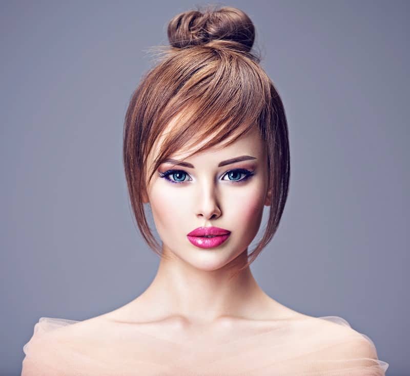 27 Ideal Bangs for Women With Big Forehead – HairstyleCamp