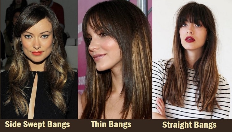 12 Suitable Bangs Styles for Women with Square Faces