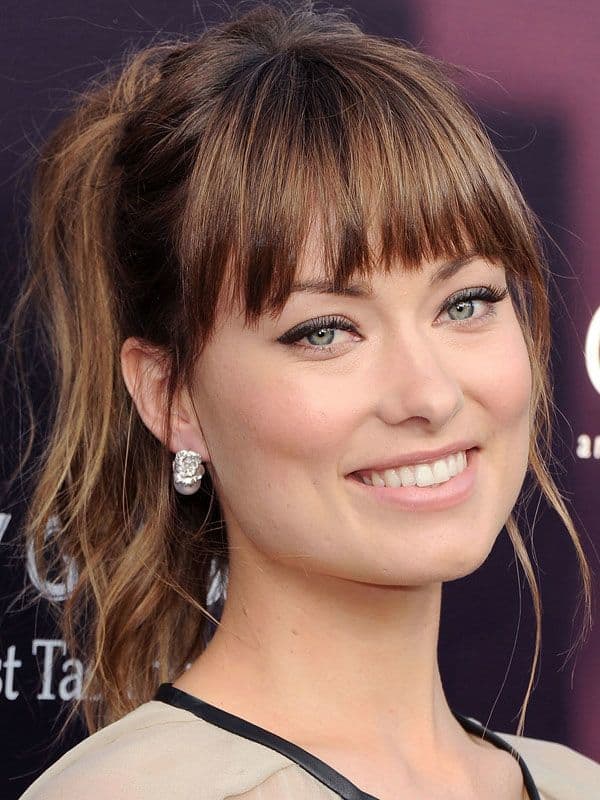 choppy bangs for women with square face