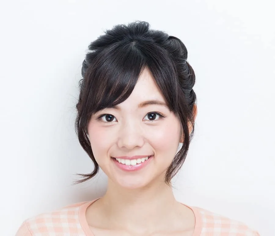 bangs for asian women with oval face