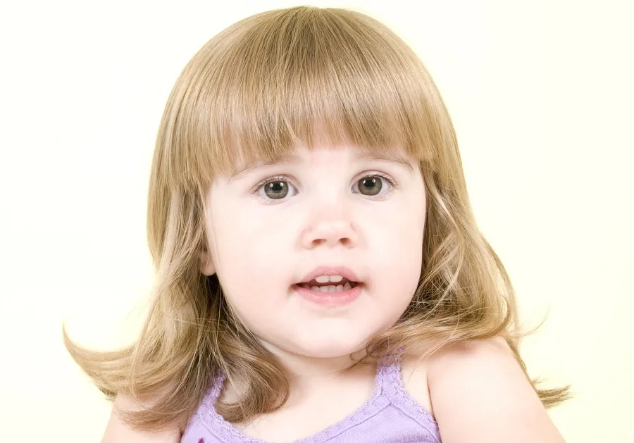 bangs hairstyle for 3 year old girl