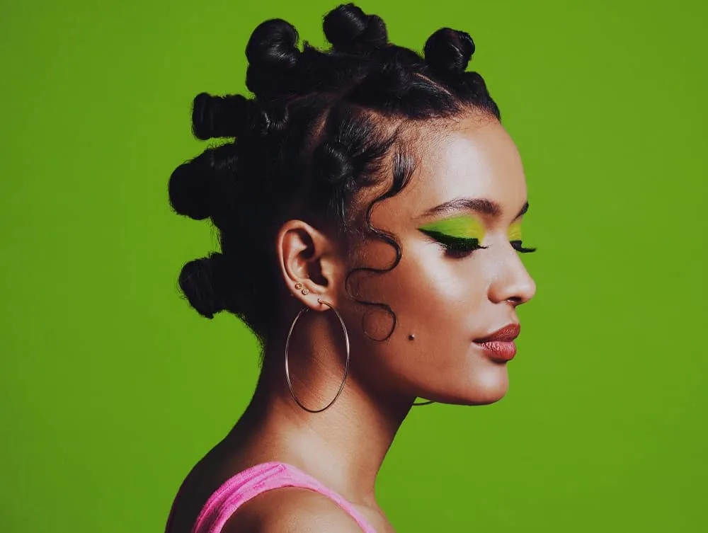 bantu knots for summer