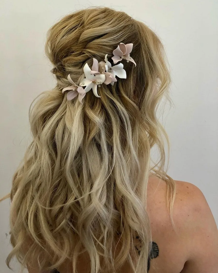 beach wave perm for wedding