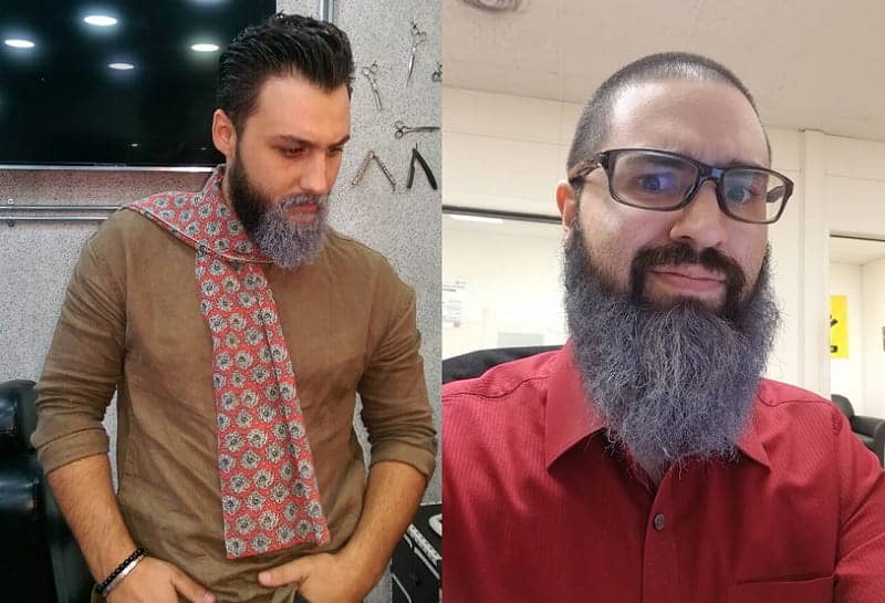 silver beard for men