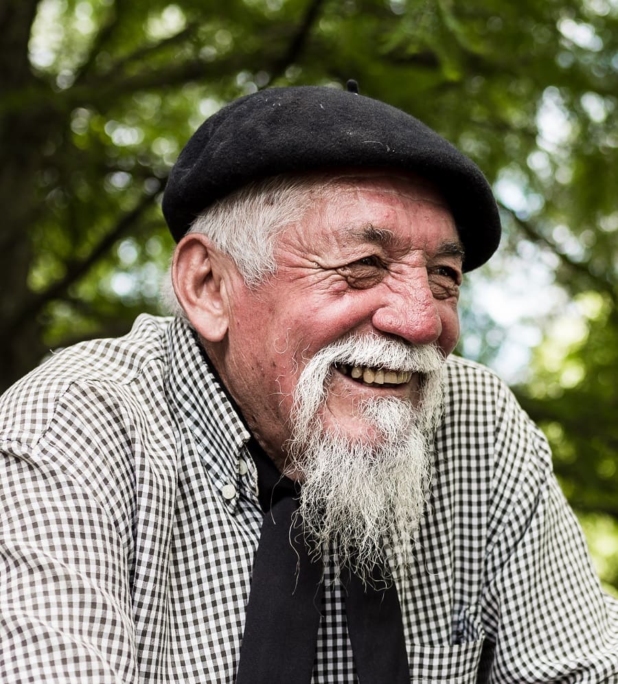 beard style for asian men over 50