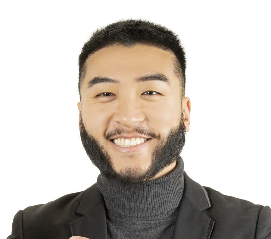 beard style for asian men