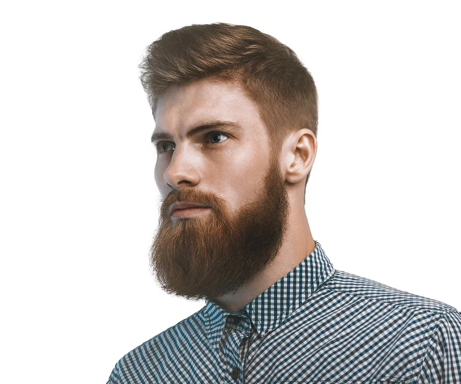 beard style for men with round face