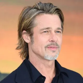 bearded actor over 50- Brad Pitt