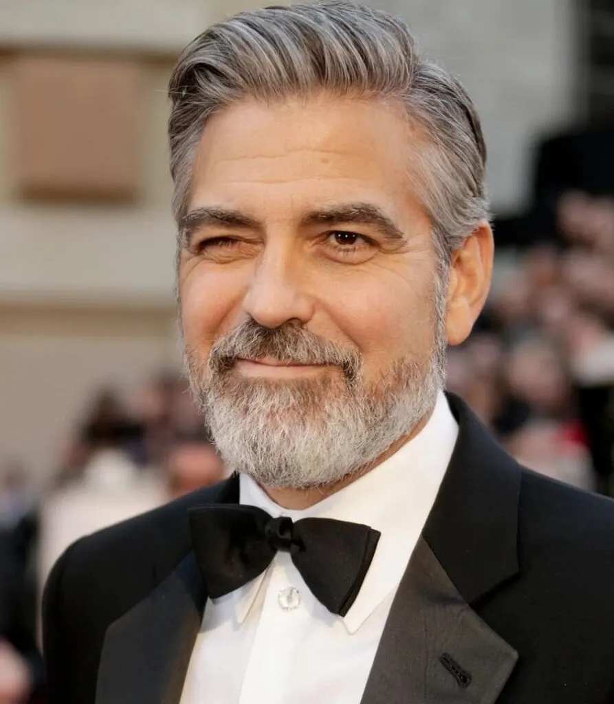 bearded celebrity over 50- George Clooney