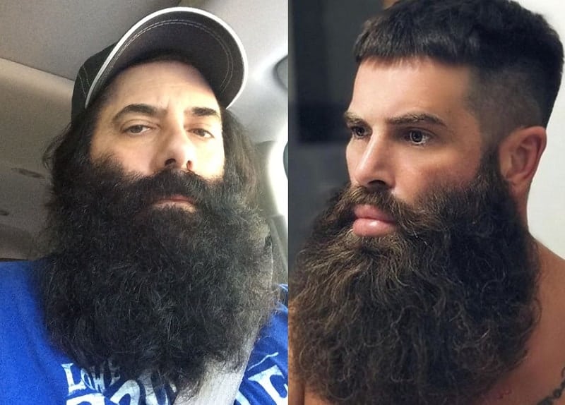 big and wide beard