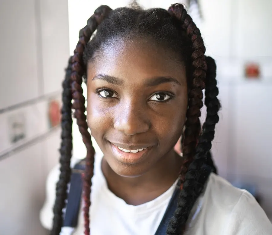 big box braids for black teenage girls
