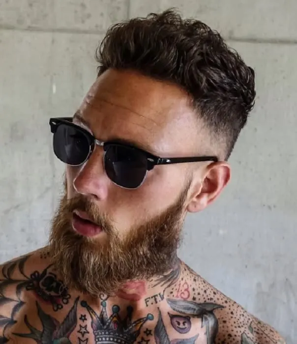 Billy Huxley's Ginger Beard Style