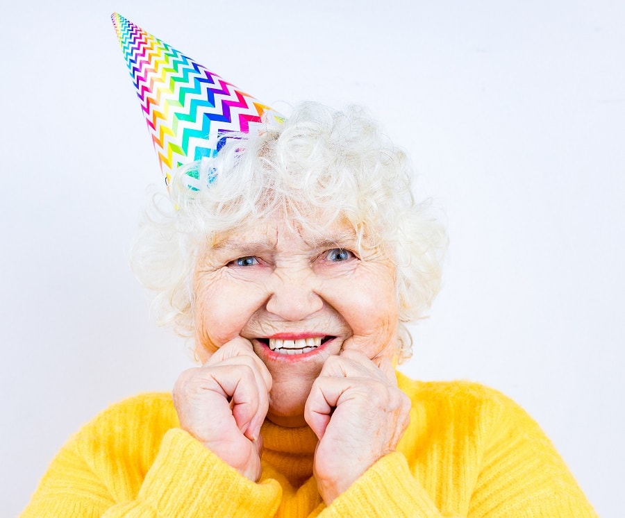 birthday hairstyle for older women