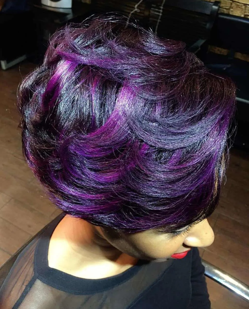 30 Stunning Black And Purple Hair Ideas Trending In 22 Hairstyle Camp