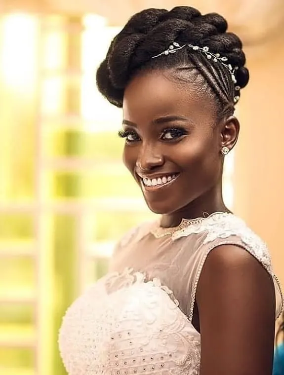 wedding hairstyle for black women