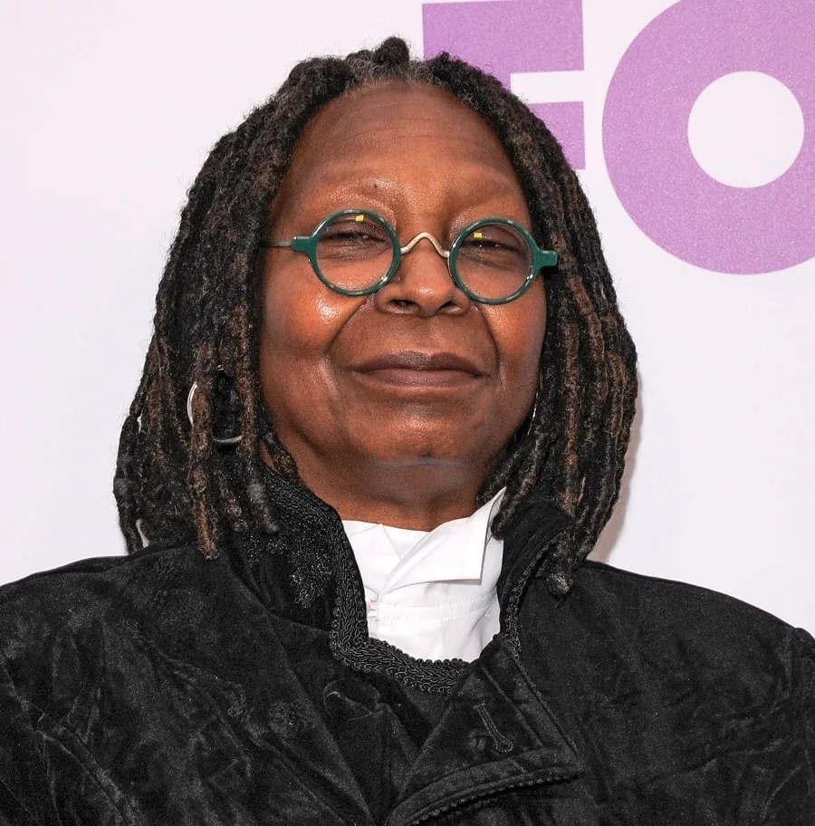 black celebrity with dreads-Whoopi Goldberg