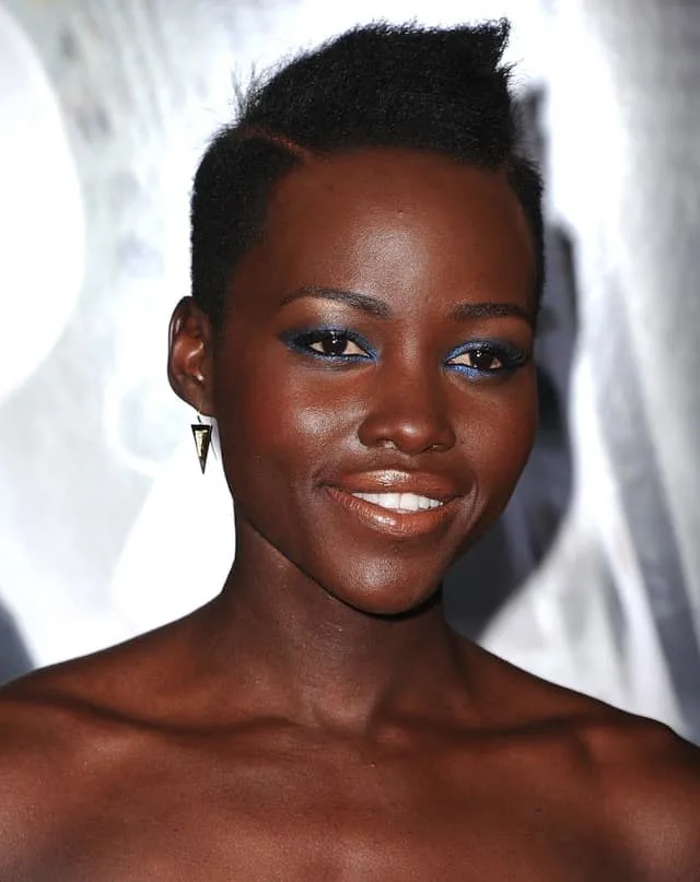 black celebrity with short hair - Lupita Nyong'o