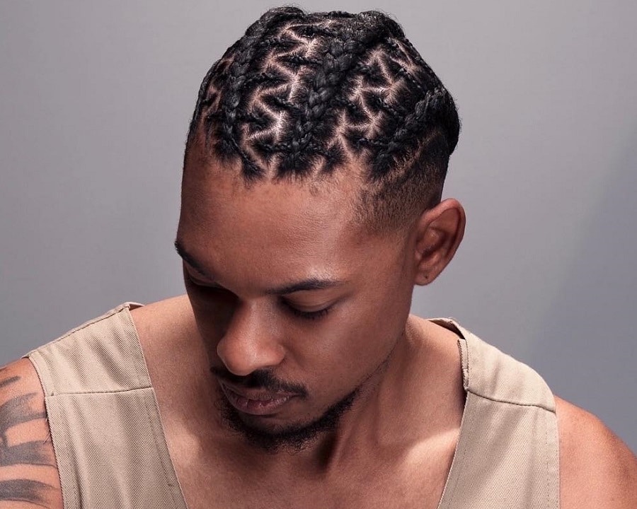 cornrow hairstyles for black men