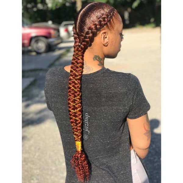 15 Charismatic French Braid Hairstyles for Black Hair to Try