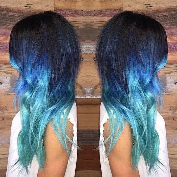 10 Inspiring Black Hair With Blue Tips – HairstyleCamp