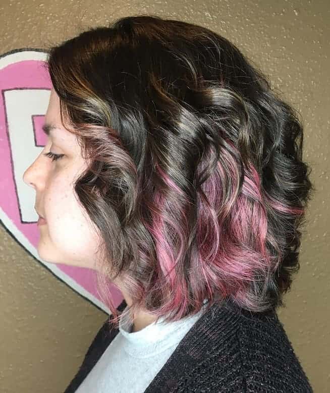 Pink Highlights in Brown Hair: How to Make Them & Examples