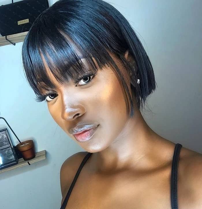 30 Flawless Black Hairstyles With Bangs 2023 Trends 4881