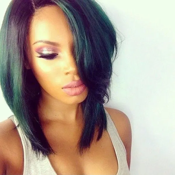 long layered bob hairstyles black women