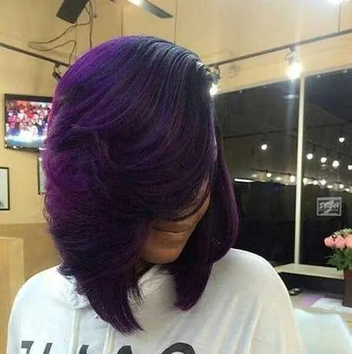 edgy bob for black women