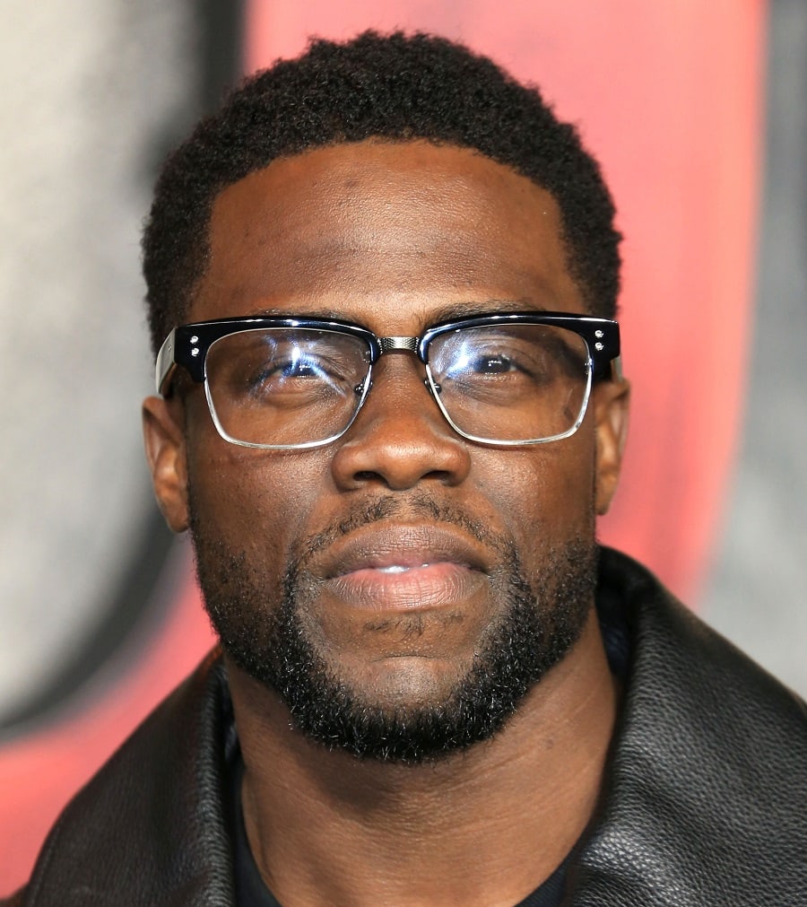 black male celebrity with curly hair-Kevin Hart