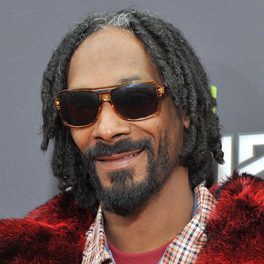 black male celebrity with dreads-Snoop Dogg