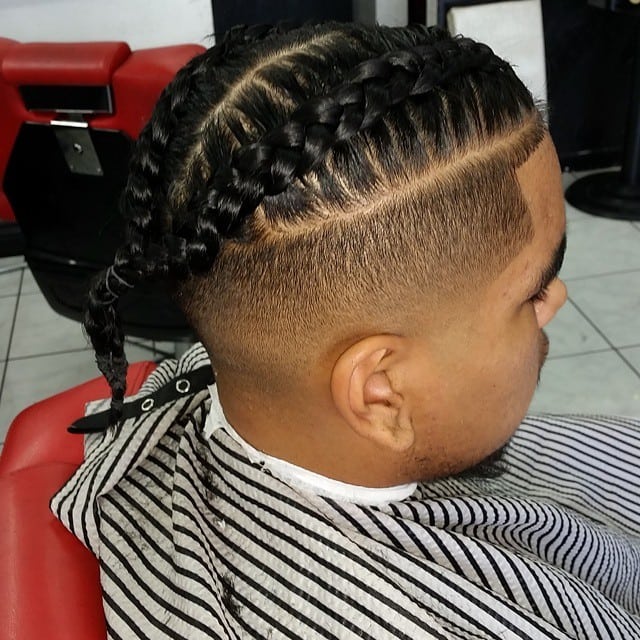black men Braids hairstyle