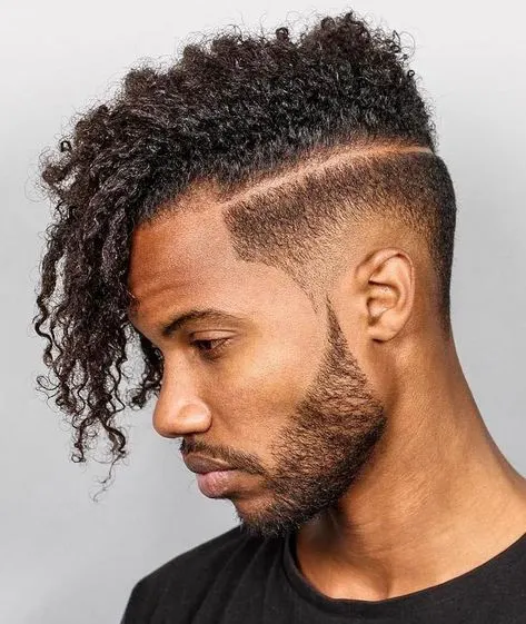 high fade mohawk for black men