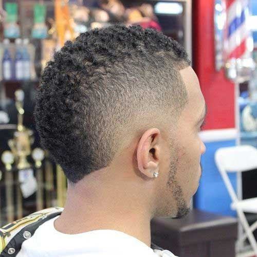 Short Mohawk with Taper Fade