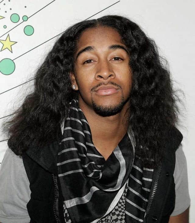 black guy with straight hair