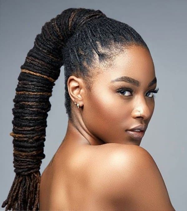 Top 50 Best Ponytail Hairstyles For Black Women - Sexy Updo Ideas