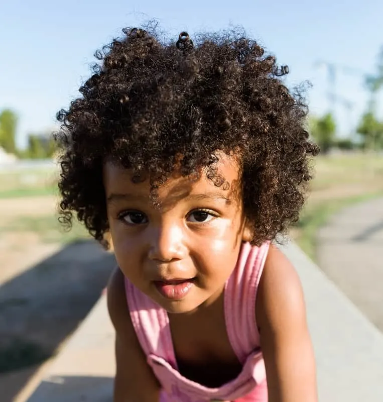 African american baby haircut