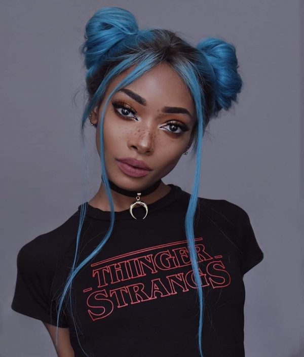 11 Exotic Blue Hairstyles For Black Girls Hairstylecamp