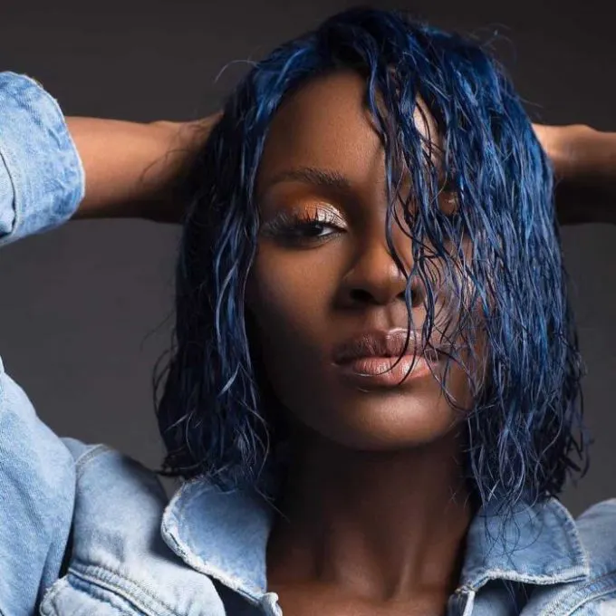 Dark blue hair color ideas for black girls