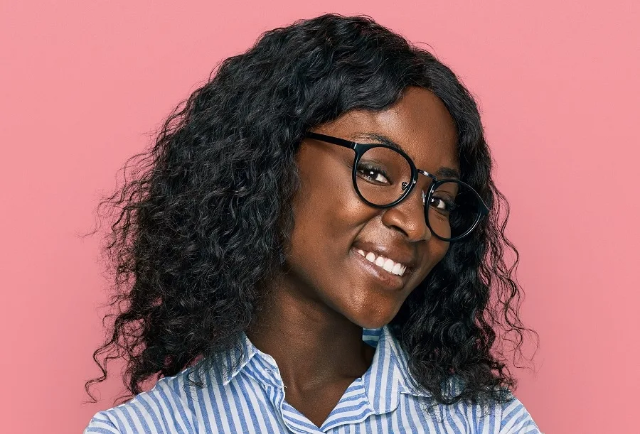 black women with glasses