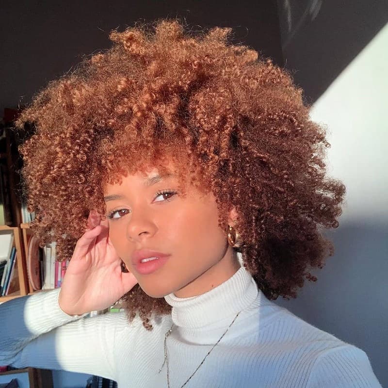 natural red hair for black women