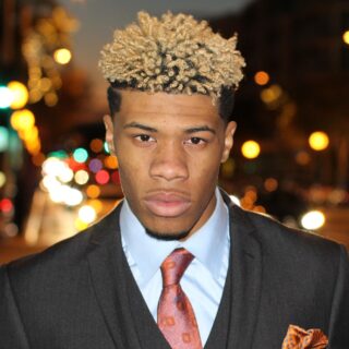 bleached hairstyle for men