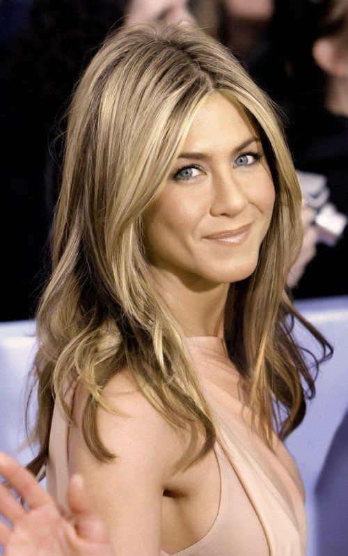 Jennifer Aniston Blonde Hair with Highlights