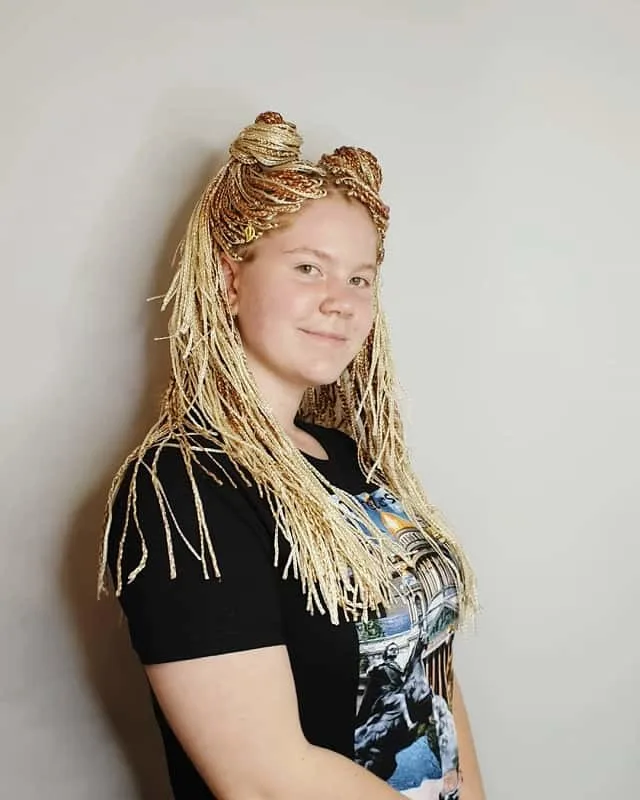 blonde boblonde box braids for white girlsx braids for white girls